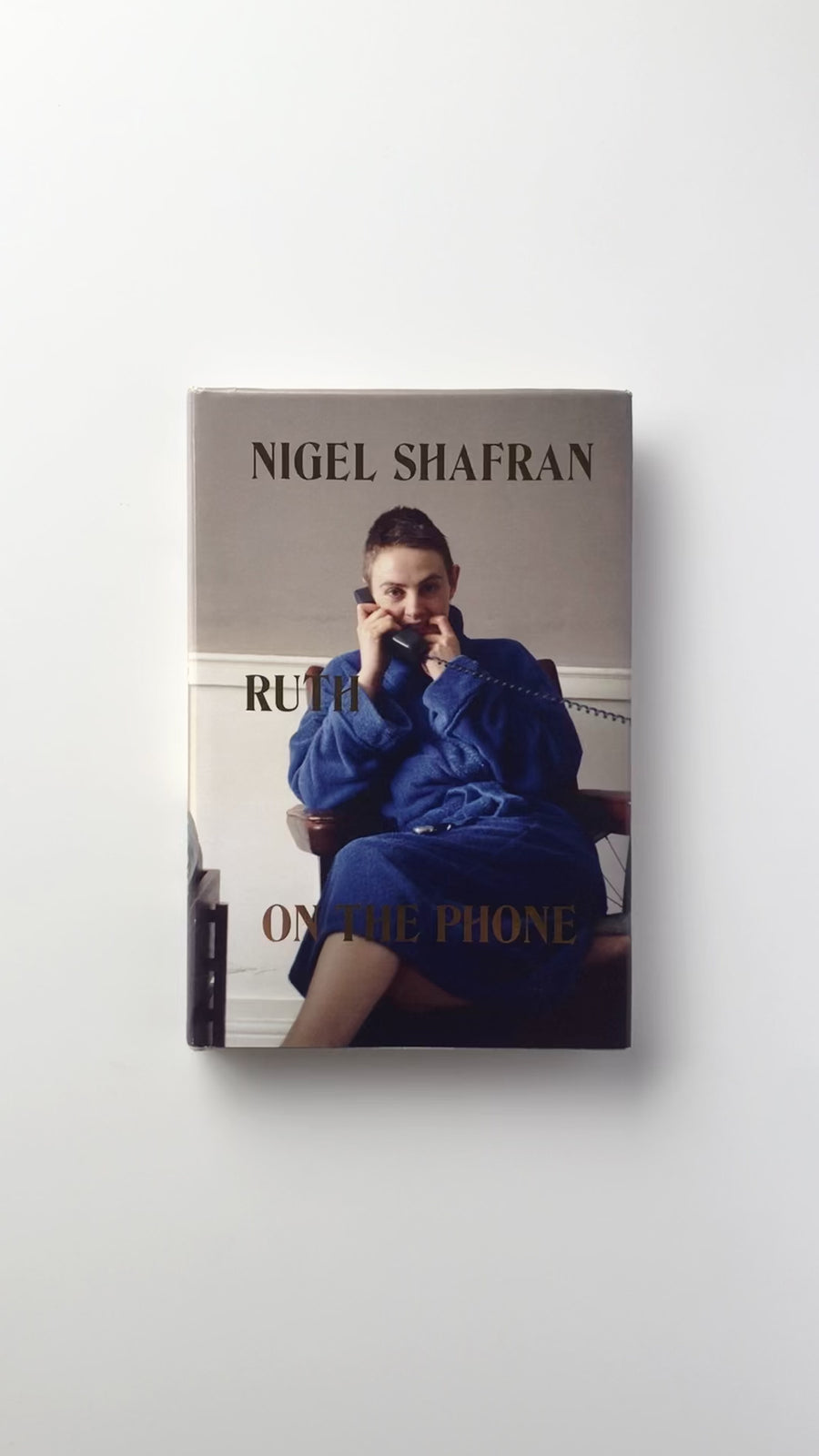 (Signed) Ruth on the phone by Nigel Shafran
