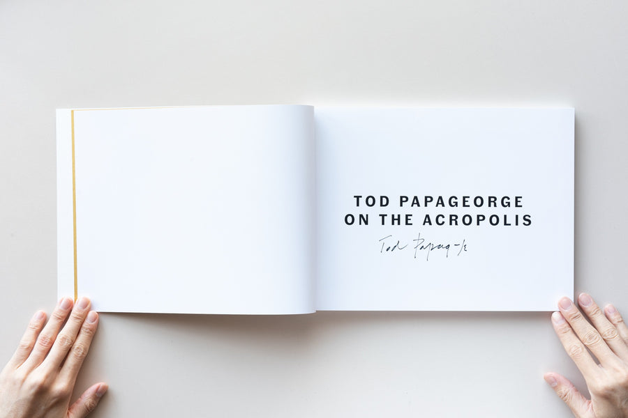 (Signed) On The Acropolis by Tod Papageorge