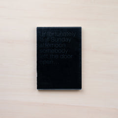 Unfortunately Last Sunday Afternoon Somebody Left The Door Open...