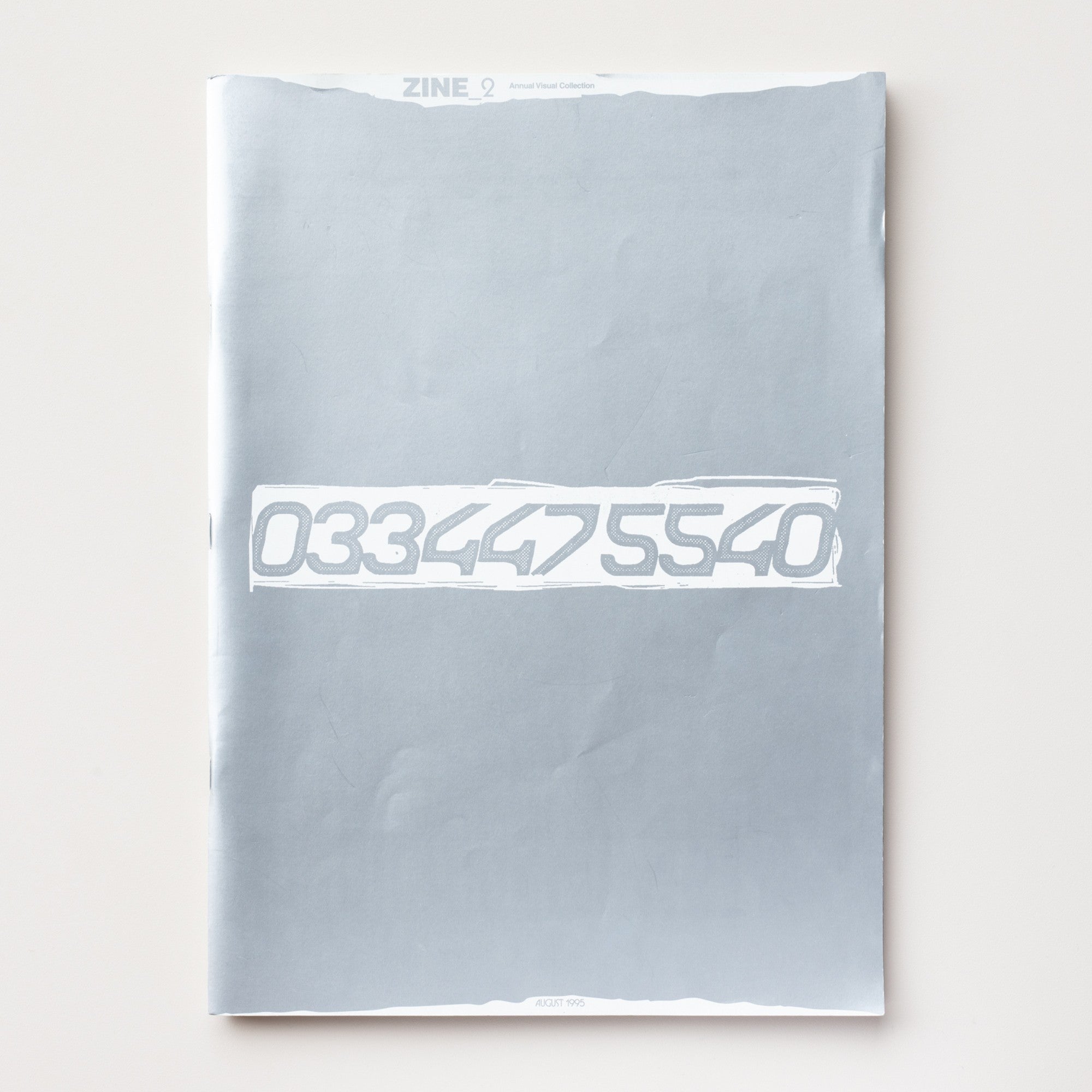 0334475540 ZINE 3 希少　大型ZINE 0334475540 ZINE 3 希少 大型ZINE