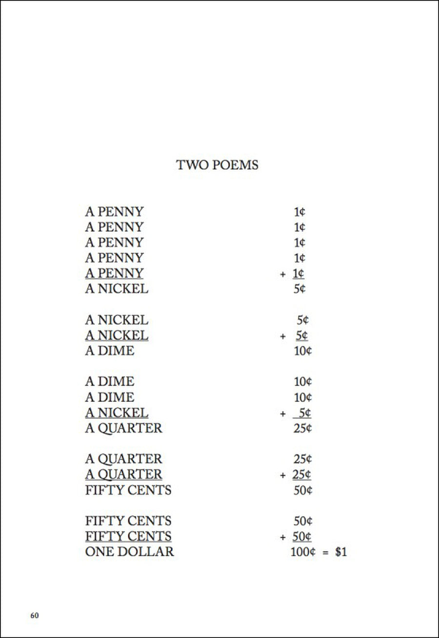 Complete Minimal Poems by Aram Saroyan