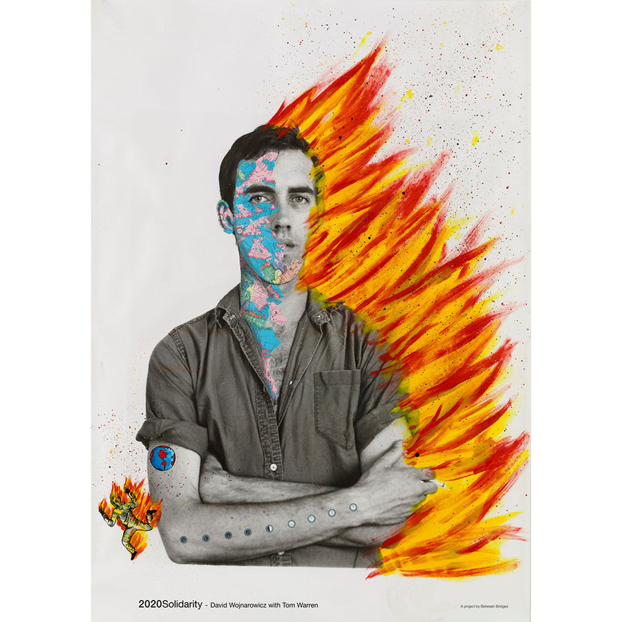 2020Solidarity Poster: David Wojnarowicz with Tom Warren