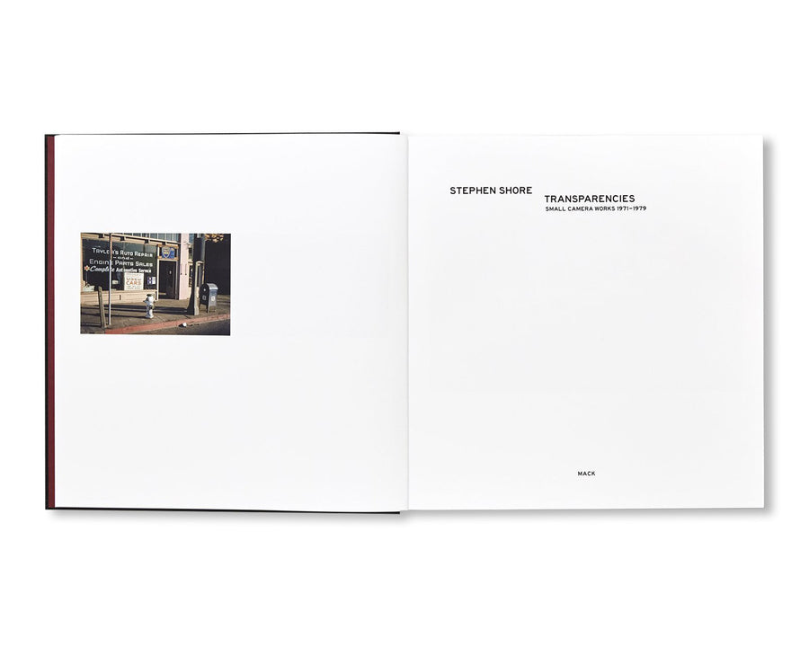 (Signed edition) Transparencies: Small Camera Works 1971-1979 by Stephen Shore